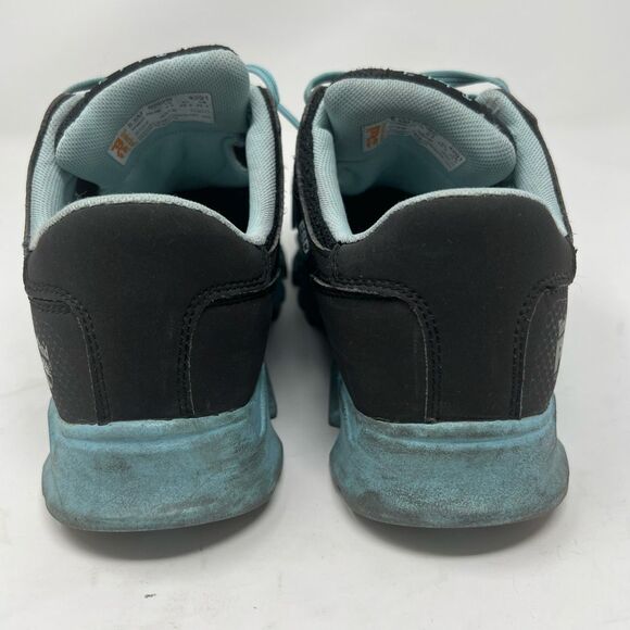 TIMBERLAND PRO Women’s Alloy Toe Work Shoes 8.5M Black Blue Anti-Fatigue Safety - Picture 4 of 11